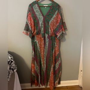 Floral & Flowy Patchwork Dress